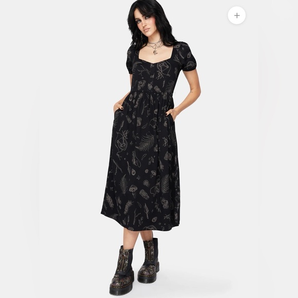 Disturbia Dresses & Skirts - Disturbia Helena Highland Foraging Button Up Midi Dress Size US-8/UK12 NWT